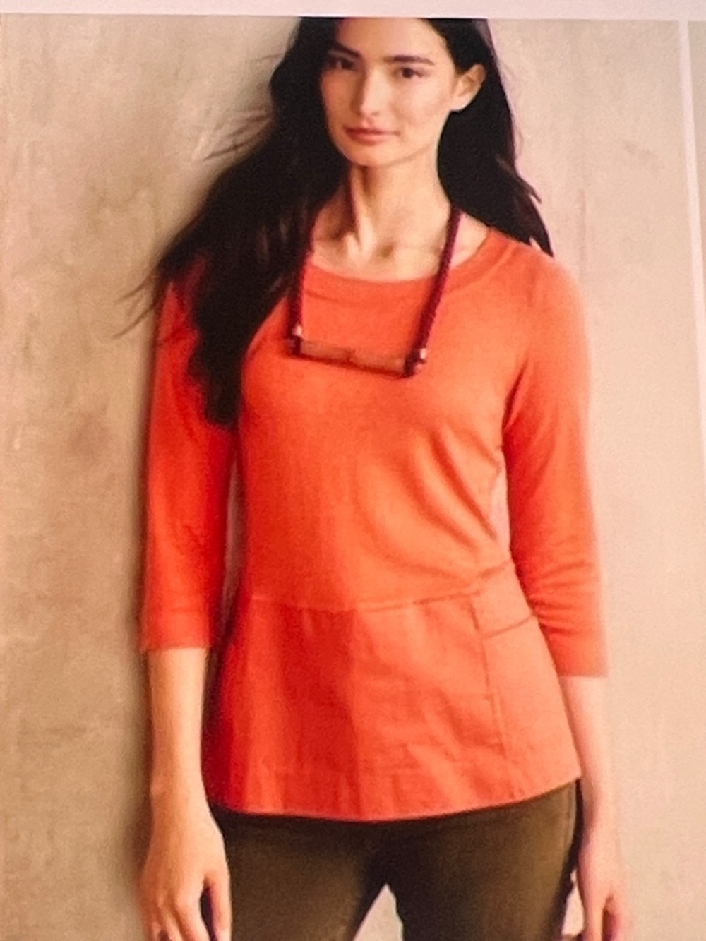 Anthropologie moth breeze point Top